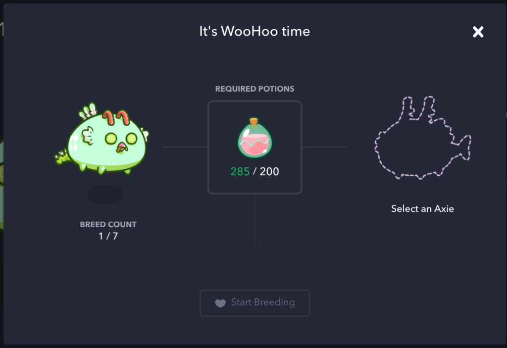 The Process of Breeding, Raising, and Building SLP in Axie Infinity